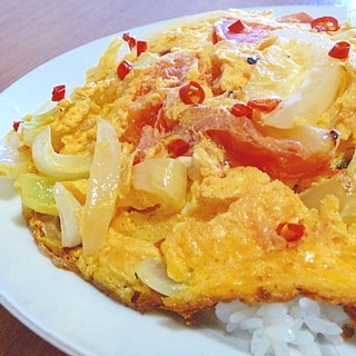カイチヨ☆ココナッツオイルでタイの卵焼きのせごはん